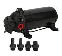 Diaphragm Pump 12V High Pressure Electric Micro Diaphragm Pump for Yacht Home Booster Pump Engineering Plastics 170PSI Maximum Pressure 5.5L Minute Flow