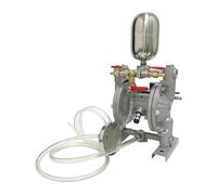 Diaphragm Pump, 15L/Min 0.2~0.7MPa Pneumatic Ink and Glue Diaphragm Reciprocating Pump BML-10C with Buffer Tank