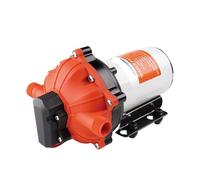 Diaphragm Pump, Self Priming Diaphragm Water Pump Inline Booster for RV Marine Boat Caravan Home Supply System(24v)