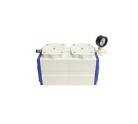 Diaphragm Pump, SPR-30L Dual-Purpose Diaphragm Vacuum Pump Pressure Adjustable Cypress Double Body Oil-Free(SPR-30D)
