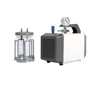 Diaphragm Pumps, Laboratory Filtration Oil-Free Diaphragm Vacuum Pump Small Portable Electric Air Pump Positive and Negative Pressure Adjustable(Bianco)
