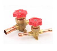 Diaphragm Type Refrigeration Brass Hand Valve Air Conditioning Cold Storage Shut Off Valve of Manual(1-4 SAE)
