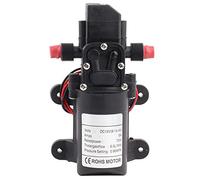 Diaphragm Water Pump, Electric Diaphragm Water Pump 6.0L/MIN 0.9MPA 72W 12V, Mini 2 - Way Thread Right Outlet G1/2in for Garden Spraying Aquarium Watering