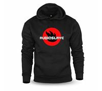 diari Audioslave Rock Band Logo Fashion Men S Round Neck Hoodie Hooded SweatShirt Black 3XL