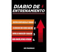 Diario de Entrenamiento: Cuaderno de Registro de Entrenamiento Diario de Ejercicios de Musculación y Cardio