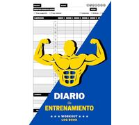Diario de Entrenamiento Fitness para Musculación y Cardio: 184 Páginas para registrar tu progreso: Ejercicios, Récords, Peso, Rutinas y Más