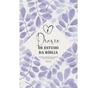 Diário de estudo da Bíblia: Caderno de meditação para preencher com seus versículos bíblicos, pensamentos e orações