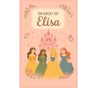 Diario di Alessia - Quaderno a Righe 6x9 | 100 Pagine | Copertina Rosa Principesse: Taccuino personalizzato da principessa per scuola, università e appunti di lavoro