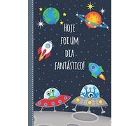 Diário para crianças: Diário positivo para preencher para meninos e meninas - livro de presentes - por 4 meses - design aeroespacial