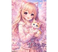 Diario Scolastico 2026-2027 Giornaliero Ragazze: Stile Cute Anime, Scuola Elementare Media Superiore, Pianificazione Compiti, Calendario, Orario Lezioni, Spazio Note, Formato A5 Una Pagina al Giorno