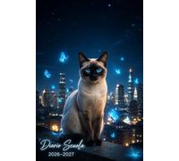 Diario Scuola 2026 2027 Gatto: Agenda scolastica giornaliera per studenti delle scuole elementari, medie e superiori | Calendario, Orario Lezioni, Compiti, esami, obiettivi scolastici ...