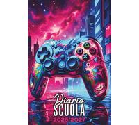 Diario Scuola: Agenda Giornaliera Scolastico per Scuola Elementari Medie Superiori Studente | Da Settembre a Luglio 2 Giorni per Pagina.