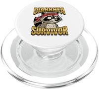 Diarrhea Survivor Funny Sick Humor Recovery PopSockets PopGrip for MagSafe