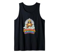 Diarrhea Survivor Funny Sloth Toilet Paper Throne Humor Tank Top