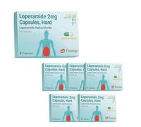 Diarrhoea Relief (6 Boxes), Swinford Health Bundle Including Diarrhoea Causes & Relielf Guides + Stool Chart & Recording Chart, 6x6 Capsules