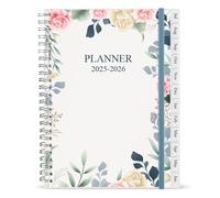 Diary 2025-2026, A5 Weekly/Monthly Planner with Monthly Tabs, 2025-2026 Planner from Jul 2025 to Jun 2026, Twin-Wire Binding,Easy to Organize Your Daily Life,14.8×21cm, Planners 2025-2026 Week to View