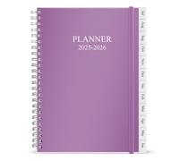Diary 2025-2026, A5 Weekly/Monthly Planner with Monthly Tabs, 2025-2026 Planner from Jul 2025 to Jun 2026, Twin-Wire Binding,Easy to Organize Your Daily Life,14.8×21cm, Planners 2025-2026 Week to View