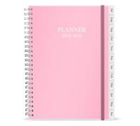 Diary 2025-2026, A5 Weekly/Monthly Planner with Monthly Tabs, 2025 Planner from Jul 2025 to Jun 2026, Twin-Wire Binding,Easy to Organize Your Daily Life,14.8×21cm, Planners 2025-2026 Week to View