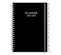 Diary 2025-2026, A5 Weekly/Monthly Planner with Monthly Tabs, 2025 Planner from Jul 2025 to Jun 2026, Twin-Wire Binding,Easy to Organize Your Daily Life,14.8×21cm, Planners 2025-2026 Week to View