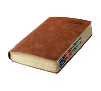 Diary 2026 2026 Planner Self Discipline Calendar Weekly Monthly Layouts Daily Organizer(Brown)