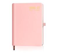Diary 2026-2027 Day Per Page 26-27 Academic Diary 2026-2027 A5 Page a Day Mid Year Diary 2026-27 from Aug'26 -Jul'27 for School Year,Hard Cover,Bookmark,21 x 14.5 x 2.6 cm(Pink)