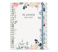 Diary 2026-27, A5 Weekly/Monthly Planner with Monthly Tabs, 26-27 Planner from Jul 2026 to Jun 2027, Twin-Wire Binding,Easy to Organize Your Daily Life,14.8×21cm, Planners 2026-2027 Week to View