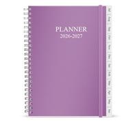 Diary 2026-27, A5 Weekly/Monthly Planner with Monthly Tabs, 26-27 Planner from Jul 2026 to Jun 2027, Twin-Wire Binding,Easy to Organize Your Daily Life,14.8×21cm, Planners 2026-2027 Week to View