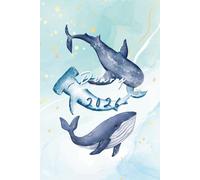 Diary 2026 - A5 Weekly Planner - Shark & Whale - Wildlife-Themed Journal - Week-to-view