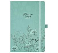 Diary 2027 - A5 Diary 2027 Week to view, from January 2027 to December 2027, with Elegant Hardcover, Elastic Pen Holder, Back Pocket, 21.3 x 14.7 x 1.6 cm