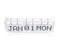 Diary Calendar: TV Cabinet Shape Acrylic Desk Calendar | Classroom Supply | Turn Page Month Month Date Week of the W or Home Decor