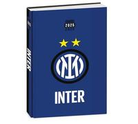 Diary Compatible with Inter Black School Planner - Second Star Collection - F.to Standard 18 x 13 cm 2024/2025 + 3D Football Keyring