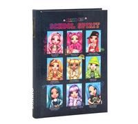 Diary Compatible with Rainbow High School Spirit Blue F.to Standard 18 x 13 cm 2024/2025 + Key Ring with Sequins and Multicoloured Pen