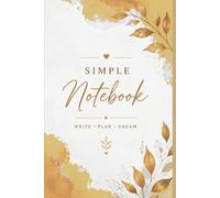 Diary: Elegant Softcover Ruled Journal for Women and Girls | Stylish Notebook for Writing, Planning, Notes, Ideas and Daily Journaling