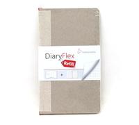 Diary Flex Refill Blank 100 g/m² 11,5x19 cm, 80 Sheets/160 Pages