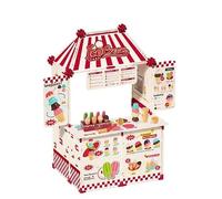 Diary Ice Cream Shop -Play Tent - Den Building - DIY Build & Role-Play Set | Ages 3+, Pretend Play Shop, DIY Assembly, Interactive Design, Creative Role-Play