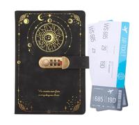 Diary Lock - Lined Book | Filofax Personal - Journal, A Dreamy Notebook with the Universe and Planets, a Password Protected Lockable A5 Notebook, Artistic No