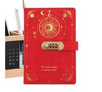Diary Lock - Lined Book | Filofax Personal - Journal, A Dreamy Notebook with the Universe and Planets, a Password Protected Lockable A5 Notebook, Artistic No