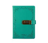 Diary Lock Notebook A5 Vintage Lockable Paper PU Leather Note Book Traveler Journal Weekly Planner School Stationery Gift Color E