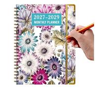 Diary Notebook, 2027-2029 Life Organiser and Agenda - Planner for Work, Travel, Home, Office, Study, School, University and On