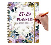 Diary Notebook - 2027-2029 Life Organiser Journal Agenda Planner for Daily Schedule | for School, Study, University, Desk, Travel, Home, Office, Business, Learning, Students, Teachers