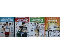 DIARY OF A WIMPY KID 1-4 COMPLETE COLLECTION / 1. DIARY OF A WIMPY KID / 2. RODRICK RULES / 3. DOG DAYS / 4. THE LONG HAUL = ULTIMATE 4x DVD UK SET