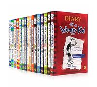 Diary of a Wimpy Kid 16 Books Boxed Set, Complete Collection Series, Paperback(1-16)