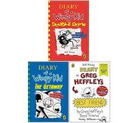 Diary of a Wimpy Kid Book 11-12 and World Book Day : 3 Books Collection Set (Double Down, The Getaway & Diary Of Greg Heffley's Best Friend)