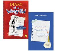 Diary of a Wimpy Kid By Jeff Kinney & Dear Diary Please Fix Me By Bex Valentine 2 Books Collection Set