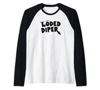Diary of a Wimpy Kid LÖDED DIPER Logo Raglan Baseball Tee