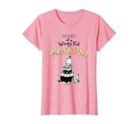 Diary of a Wimpy Kid Party Pooper Cover T-Shirt, Women, Pink, Medium