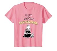 Diary of a Wimpy Kid Party Pooper Cover T-Shirt, Youth, Pink, 2T