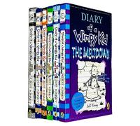 Diary of a Wimpy Kid Series 12-17 Collection 6 Books Set By Jeff Kinney (Diper Overlode, The Getaway, The Meltdown, Wrecking Ball, The Deep End, Big Shot)