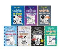 Diary of a Wimpy Kid Series 12-18 Collection 7 Books Set By Jeff Kinney (The Getaway, The Meltdown, Wrecking Ball, The Deep End, Big Shot, Diper Overlode & No Brainer)