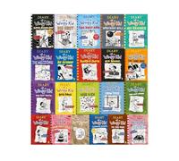 Diary of a Wimpy Kid Series 21 Books Collection Set by Jeff Kinney (No Brainer, Diper OEverloede, Big Shot, The Deep End, Wrecking Ball, The Meltdown, The Getaway, Do it Your Self and MORE!)
